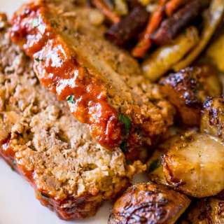 Glazed Brown Sugar Meatloaf