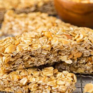 Granola Bars (No Bake, 5 Ingredient)