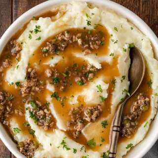 Popeye's Mashed Potatoes and Cajun Gravy