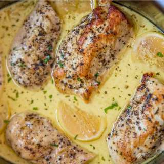 Slow Cooker Creamy Lemon Chicken