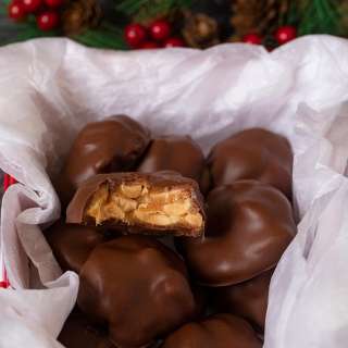 Caramel Peanut Clusters