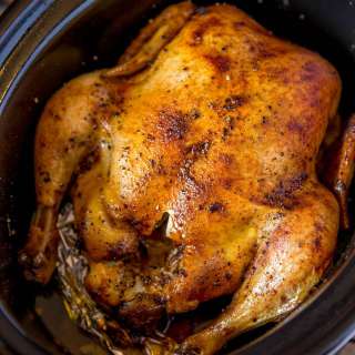 Slow Cooker Rotisserie Chicken