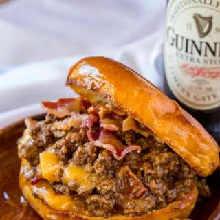 Bacon, Beer and Cheese Sloppy Joes