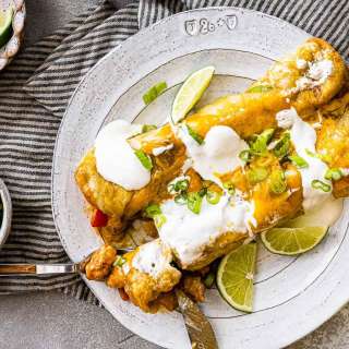 Shrimp Enchiladas