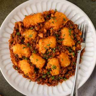 Sloppy Joe Tater Tot Casserole