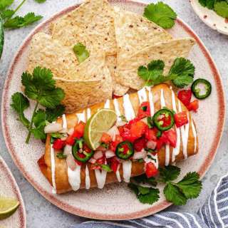 Crispy Beef Chimichangas