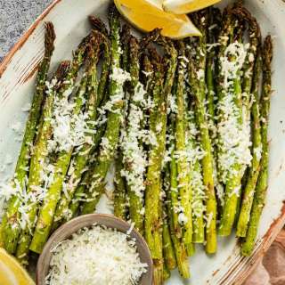 Air Fryer Roasted Asparagus