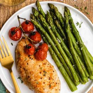 Steamed Asparagus