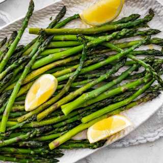 Garlic Lemon Asparagus