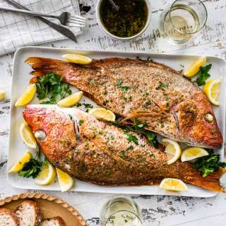Baked Red Snapper
